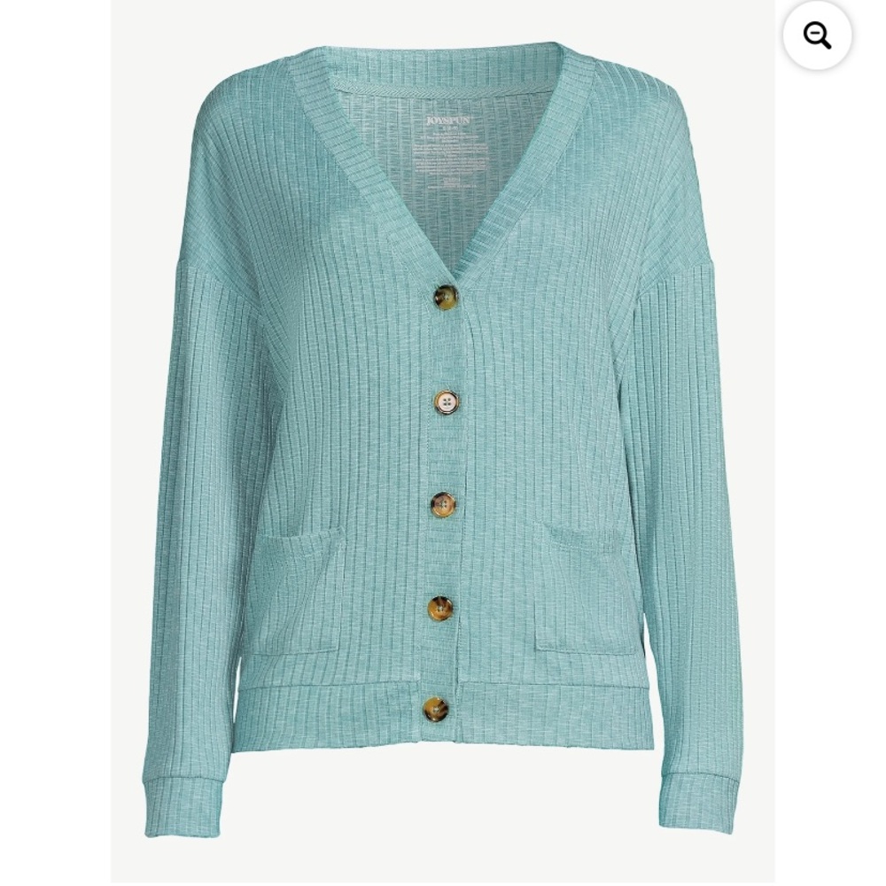 Joyspun Hacci Ribbed Cardigan CLR